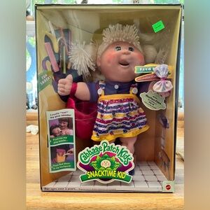 Vintage Mattel 1995 Cabbage Patch Kids Snacktime Kid
